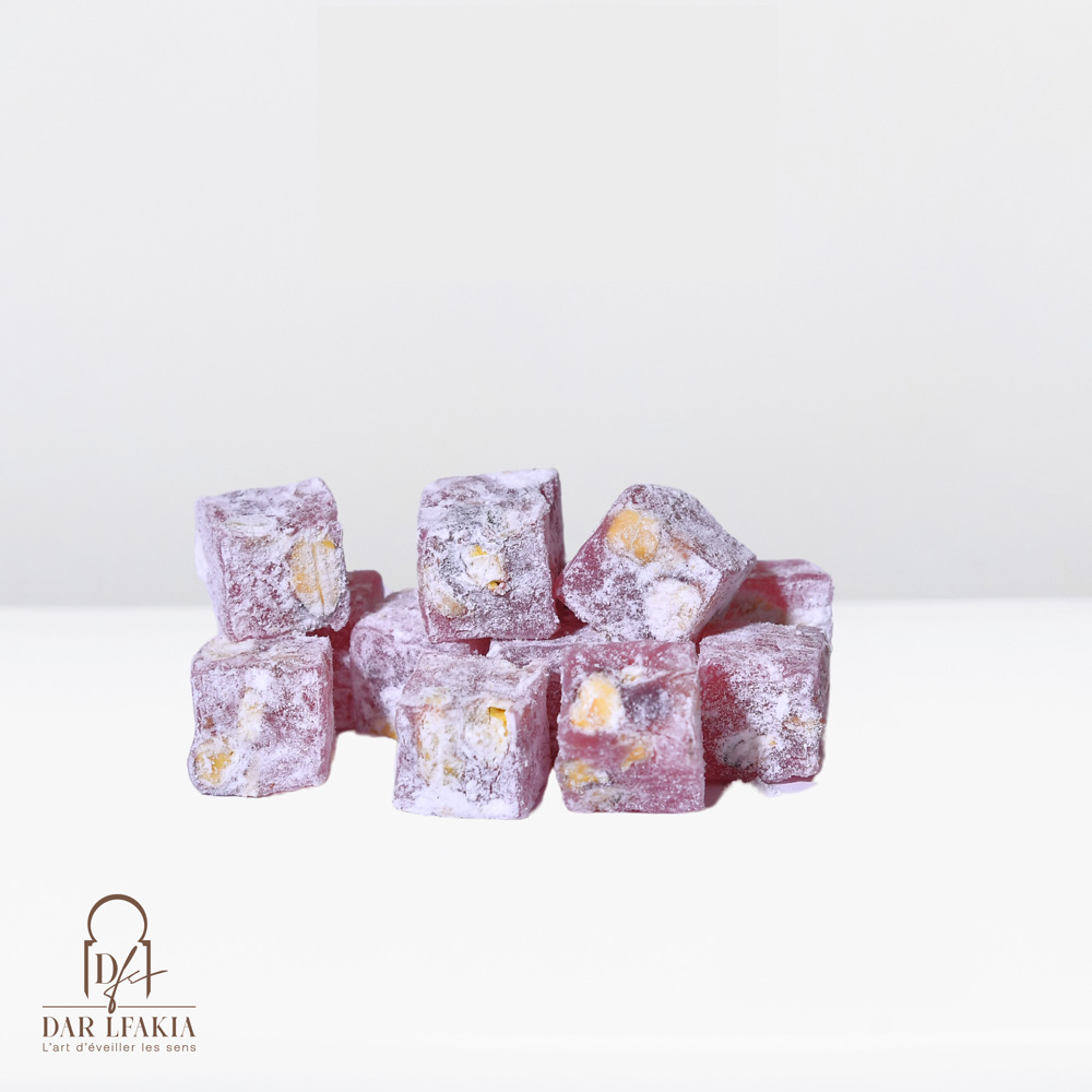 Délice Turc Aromatisé à la Mûre Rôtie Double  Pistache à l&rsquo;Interieur